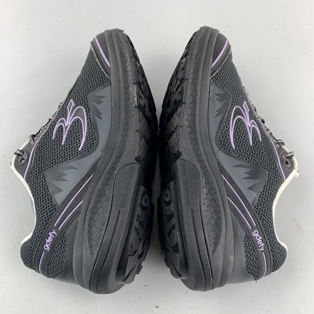 Gdefy Gravity Defyer Mighty Walk Womens Sz 9.5 Black Verso Shock Athletic Shoes - Picture 6 of 11